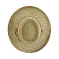 thumbnail image 3 of Kenny K Unisex Rush Straw 3 Inch Brim Gambler Hat, 3 of 4