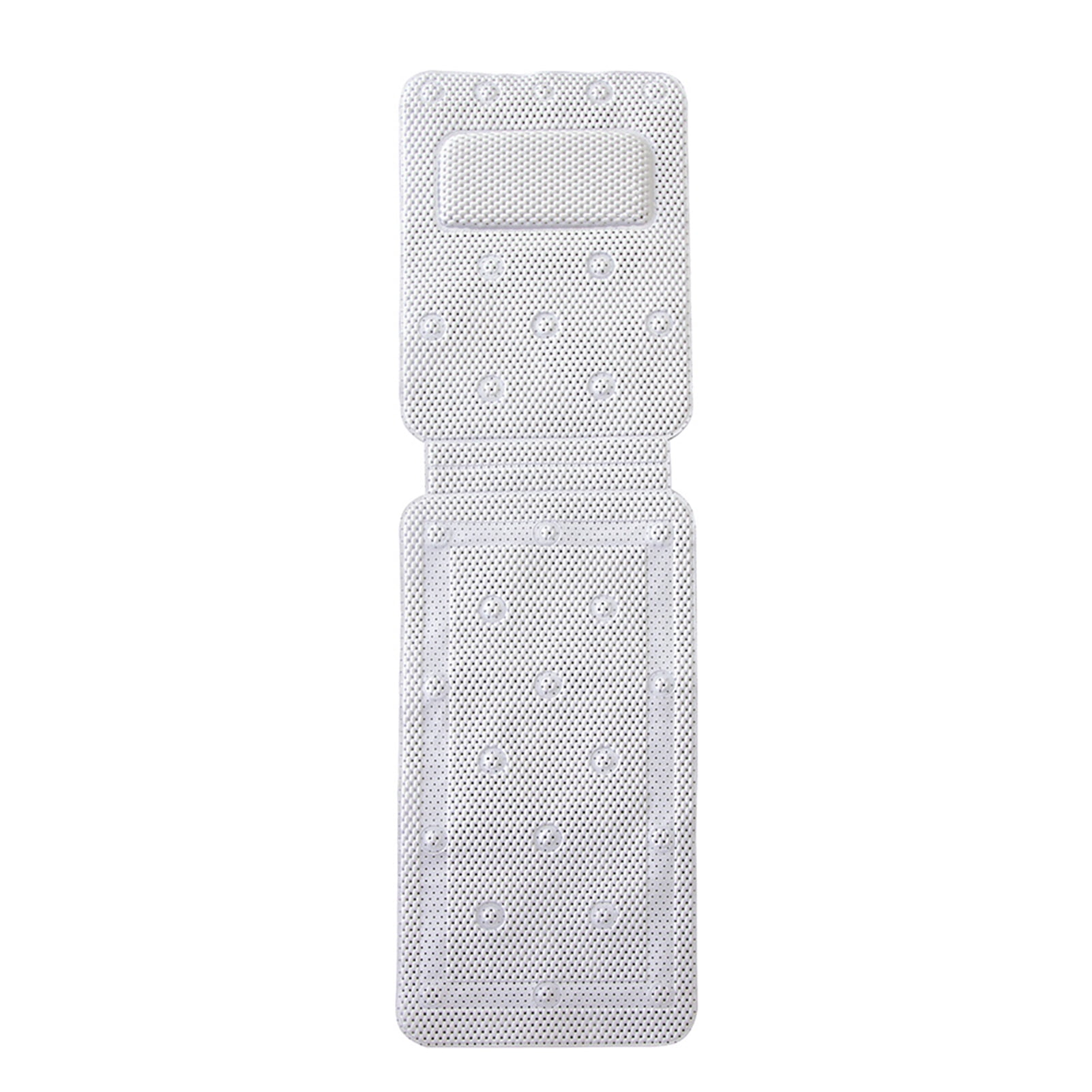 Full Body Bath Pillow Non-Slip Bathtub Mat Luxury Cushion Supports Your Head Neck Store with Ease