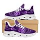 thumbnail image 1 of Zapatillas ligeras con cordones, estampado de hibisco polinesio, punta redonda, informales, de malla, con amortiguación de malla para verano, 1 of 6