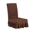 thumbnail image 2 of Dream Lifestyle Chair Cover, Stretchy Dining Room Chair Cover Slipcovers with Skirt, Stretch Chair Slipcovers Seat Cover Removable Furniture Kitchen Chair Covers for Home Hotel Wedding Party, 2 of 8