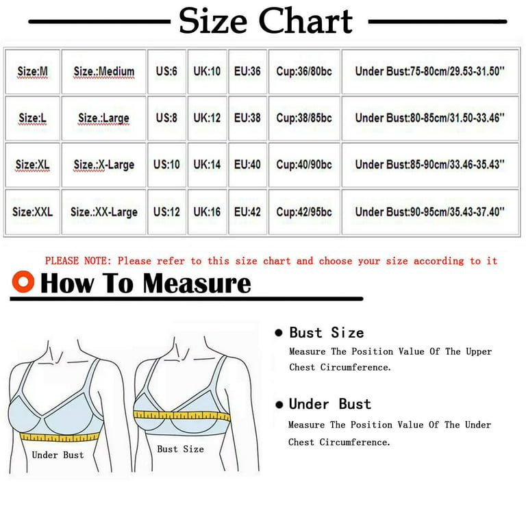 Snoarin Womens Plus Size Full Coverage Bra Wire Free Comfortable Push Up Bra  Underwear Everyday Underwear Bras M-2XL on Clearance 