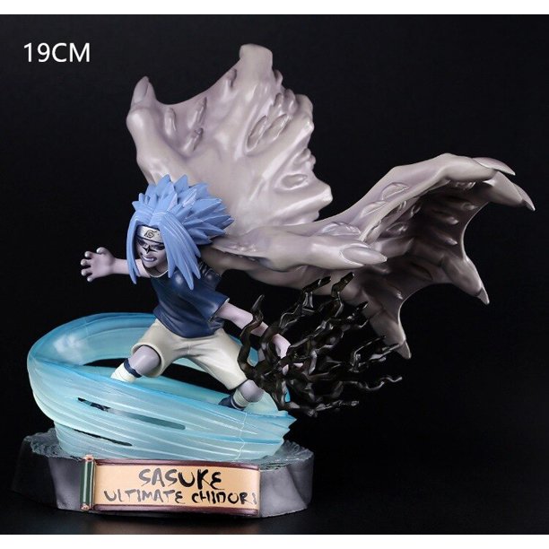 Naruto Shippuden personaje de Anime Uchiha Itachi I Love Rosa Cloud sentado grulla Shield Sand Storm Sasuke Chidori modelo de juguete, regalo Fivean Figuras de anime