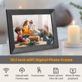 thumbnail image 2 of 10.1 Inch WiFi Digital Photo Frame Built-in 16GB Memory Smart Digital Picture Frame LCD Touch Panel Auto Rotation APP Sharing Birthday Festival Christmas Gift for Family Friends, 2 of 8