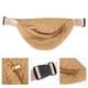 thumbnail image 3 of 1pc verano cintura bolsa imitación paja tejida bolsa de pecho bolsa de cuerpo cruzado, 3 of 5