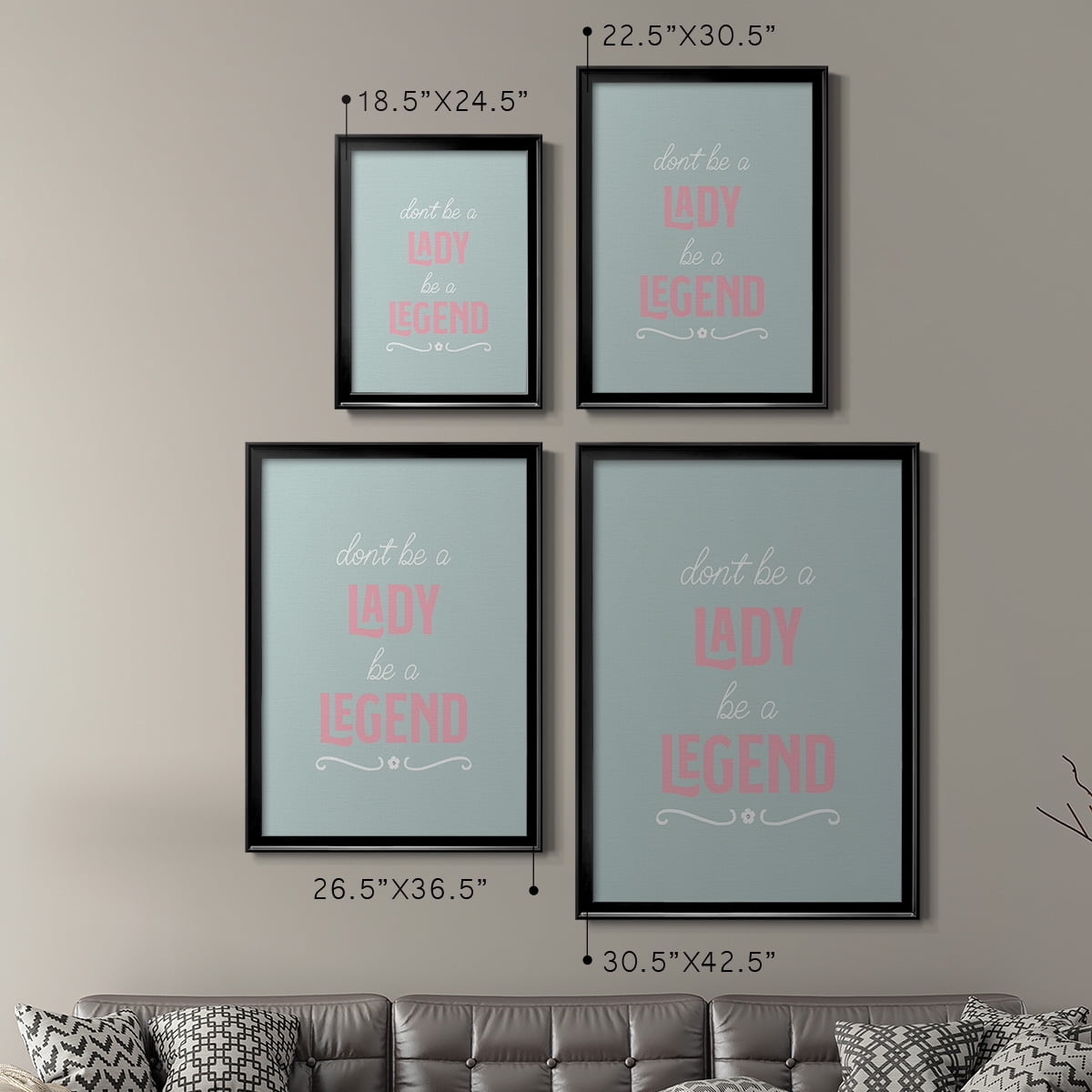 Lady Legend Premium Classic Framed Print - Ready to Hang