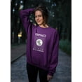 thumbnail image 2 of Abstract Grid Rave Style Sweatshirt Women -Image by Shutterstock, Female 5X-Large, 2 of 4