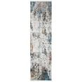 thumbnail image 3 of SAFAVIEH Shivan Hudson Abstract Runner Rug, Ivory/Grey, 2'2" x 8', 3 of 10