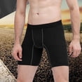 thumbnail image 4 of Hombre Deportes masculinos Pantalones ajustados Pantalones cortos Absorción de humedad Transpiración Secado rápido para correr al aire libre Entrenamiento físico (L), 4 of 8