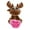 Brown, variant on DolliBu Happy Mother's Day Super Soft Sparkling Big Eye Moose Plush - Cute Stuffed Animal with Pink Heart Message for Best Mommy, Grandma, Wife, Daughter - Cute Wild Life Plush Toy Gift - 6" Inches
