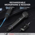 thumbnail image 4 of Micrófono inalámbrico TONOR TW720 recargable Bluetooth UHF, 4 of 9