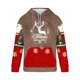 thumbnail image 4 of Sudadera con capucha para hombre, informal, con cordón, estampado navideño, deportiva, blusa de poliéster, 4 of 4