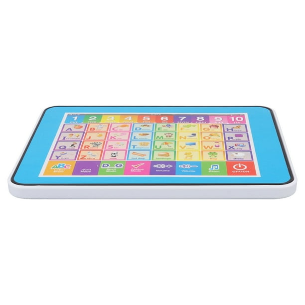 Tableta de juguete inteligente, máquina de aprendizaje de inglés para niños, máquina de aprendizaje de inglés para niños, juguetes de aprendizaje para niños pequeños, regalos, rendimiento potente