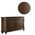 thumbnail image 5 of Benjara Nine Drawers Wooden Dresser with Molded Details, Brown, 5 of 5