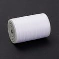 thumbnail image 2 of 1Roll Round Waxed Polyester Thread String Micro Macrame Cord Twisted Cord for Leather Sewing Stitching White 0.3~0.4mm about 174.98 Yards(160m)/Roll, 2 of 3