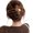 Coffee, variant on Plush knitted flower duckbill clip, back of head disc-shaped Hairs clip, straight line clip