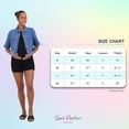 thumbnail image 5 of Savi Parker Women's Knit Denim Maternity Shorts Over Belly - 4" Inseam (S, Black Rinse), 5 of 5