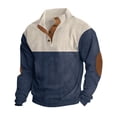 thumbnail image 2 of Men's Standing Collar Sweatshirt Is Outdoor Casual Sweaters Tops L, 2 of 5