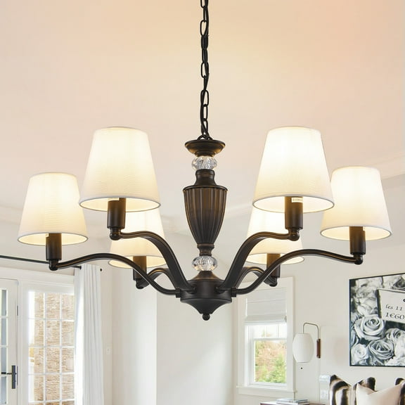 Luxury Classic LED Chandelier Light Living Dining Room Bedroom Hanging Light Home Decor Special Rustic Suspension Luminaire