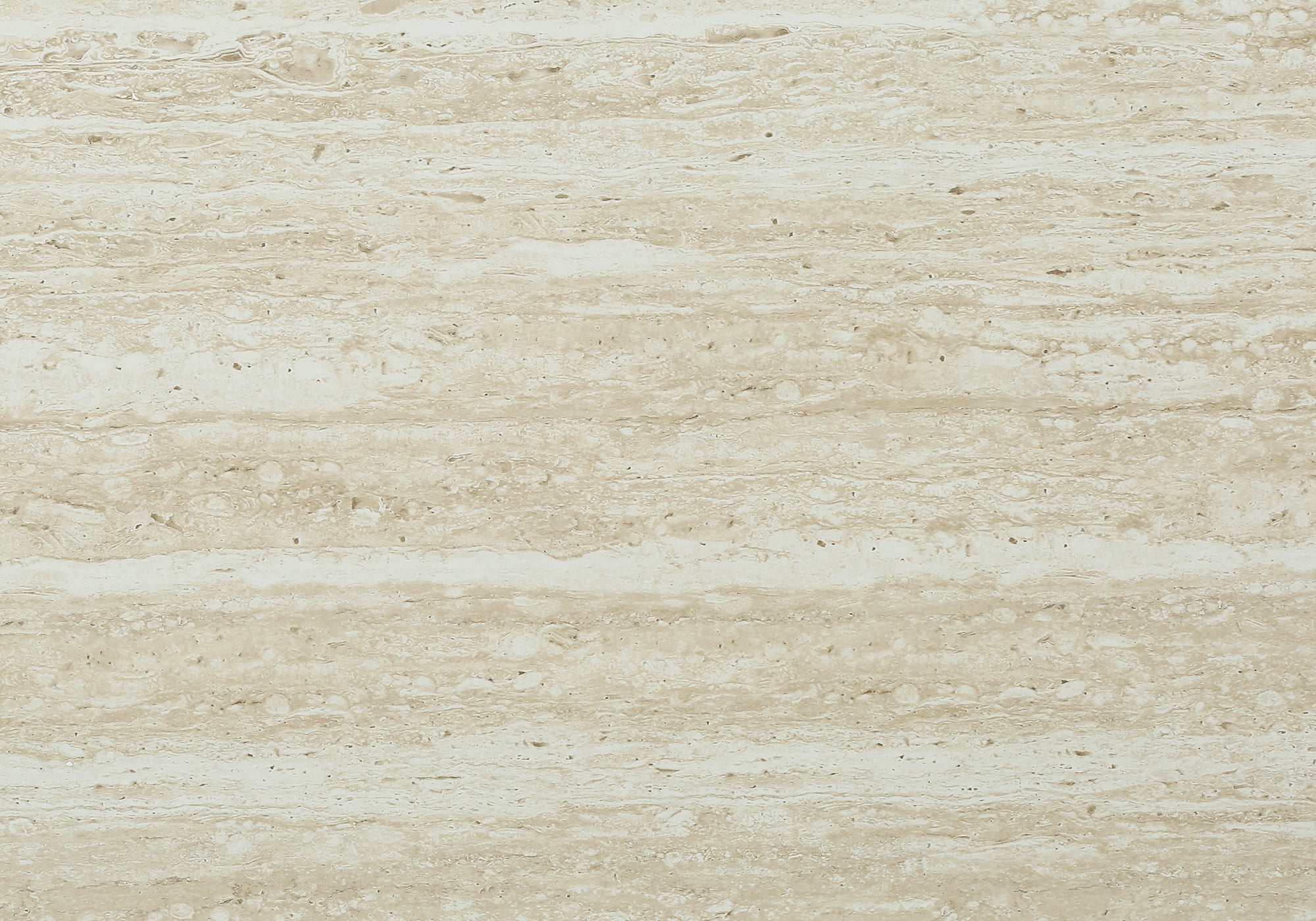 Monarch Specialties - I 2891 Coffee Table, 48"L, Cocktail, 2 Tier, Travertine Stone-Look Laminate