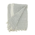 thumbnail image 2 of Saro Lifestyle Comfy Tufted Knit Fringed Throw, 2 of 3