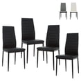 thumbnail image 1 of Set De 4 Sillas Comedor Minimalista Moderno Respaldo Alto, 1 of 6