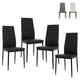 thumbnail image 1 of Set De 4 Sillas Comedor Minimalista Moderno Respaldo Alto, 1 of 6
