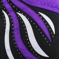 thumbnail image 2 of 3-12Y Female Gymnastics Leotards Girls Embroidery Purple Ballet Dancewear, 2 of 6