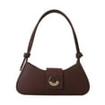 thumbnail image 1 of Minnieouse Bolso de moda de verano de tamaño adecuado para mujer On Go, bolsos cruzados de hombro con cierre elegante para mujer Bolsas de mensajero y de hombro Marrón, 1 of 6