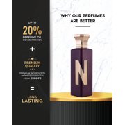 Naseem Amethyst Love Aqua Perfume 75ml - Unisex Subtle Eau De Parfum - Long Lasting Floral Fragrance with Pink Pepper & Musk Amber Notes for All Occasions