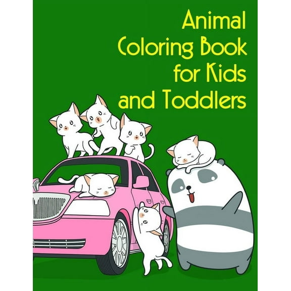 Popular Animals: Animal Coloring Book for Kids and Toddlers : Coloring Pages, Relax Design from Artists for Children and Adults (Series #7) (Paperback)