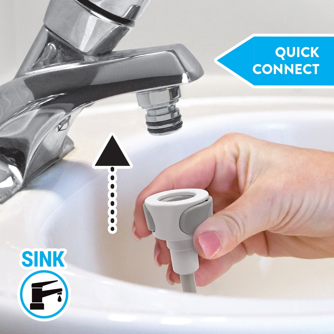 Rinse Ace 3-in-1 Quick Connect Dog and Pet Shower Sprayer