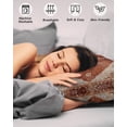 thumbnail image 4 of Retro Brown Pillow Covers King Size 2 Pack, Boho Western Modern Geometric Abstract Art Soft Bed Throw Pillowcases Breathable Cooling Long Lumbar Body Pillow Sham Cover for Bed Sofa 20''x36'', 4 of 7