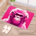 thumbnail image 5 of Monkey Polyester Non-Slip Machine Washable Outdoor Carpet Door Mat - Door Rug - Door Rugs, 5 of 6