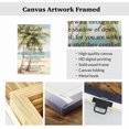 thumbnail image 5 of AVOI Christian Canvas Wall Art Beige Psalm 23 Pictures Coastal Beach Wall Decor Scripture Bible Verses Prints Inspirational Poster for Home Frame: 12x16in, 5 of 6