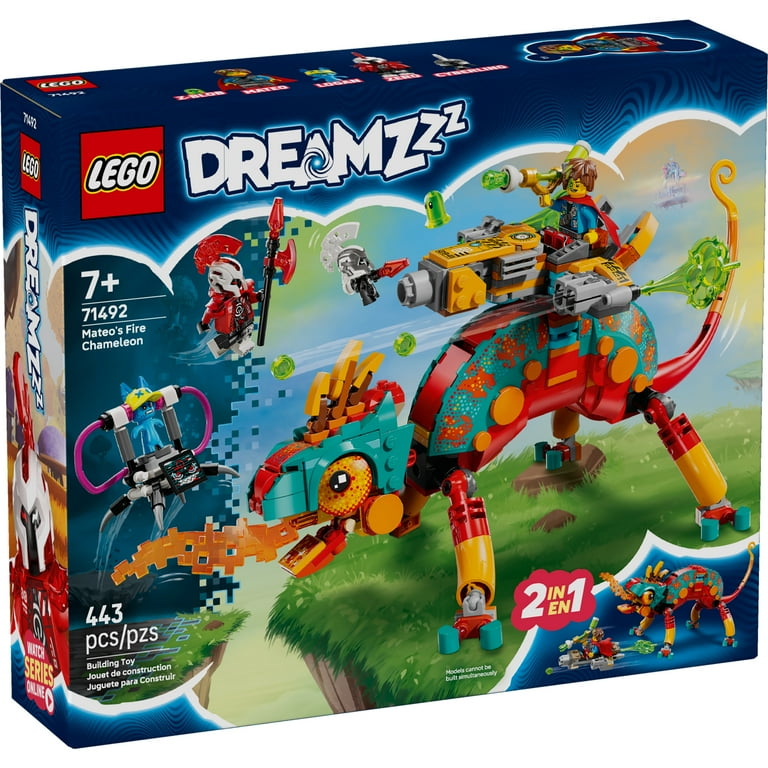 LEGO DREAMZzz Mateo's Fire Chameleon Building Toy - Pretend Play