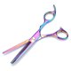 thumbnail image 3 of Tijeras profesionales para cortar el pelo de perros y mascotas, tijeras de peluquería, tijeras de adelgazamiento cromático, 3 of 12