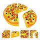 thumbnail image 3 of 1 juego de juguete de pizza de simulación, 3 of 3