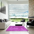 thumbnail image 6 of Ahgly Company Indoor Square Patterned Fuchsia or Magenta Purple Area Rugs, 3' Square, 6 of 6