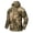 Army Green, variant on Mens Hooded Military Camouflage Tactical Softshell Jacket Waterproof Windbreaker Fleece Lined Coat Outdoor Work Fall Winter Jackets Bronze M