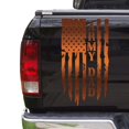 thumbnail image 1 of Army Dad Retired Vietnam Veteran Distressed American USA US Flag Truck Tailgate Vinyl Decal Compatible with most Pickup Trucks USMC USAF US Navy Decal Sticker (11" x 20", Copper (Metallic)), 1 of 8