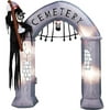 Halloween Airblown Archway-cemetery Gate