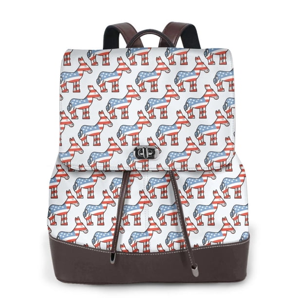Balery Donkey Mochila de Cuero para Mujeres, Gran Capacidad, Bolsa de Viaje Multifuncional, Mochila de Cuero y Bolsa de Hombro para Mujeres