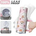 thumbnail image 4 of 40 Oz Halloween Tumbler with Handle and Straw, Ghost Pumpkin Travel Cup Insulated Stainless Steel Tumbler, Spooky Halloween Gifts for Women Adults Teenagers, 4 of 5