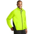 thumbnail image 4 of Port Authority Zephyr Reflective Hit Full Zip Jacket-2XL (Safety Yellow/ Deep Black), 4 of 6