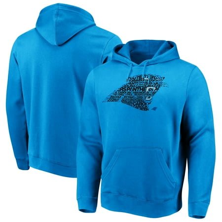 - Carolina Panthers Majestic Line of Scrimmage Pullover Hooded Sweatshirt - Blue