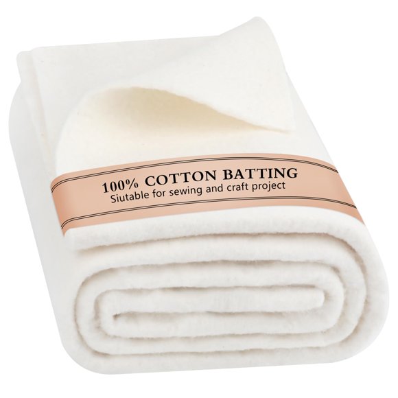 Colcha Batting Hoiny, 100% algodón natural, 140 x 150 cm, tamaño cuna