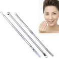 thumbnail image 5 of 3 Pcs Double Ended Blackhead Comedone Blemish Acne Extractor Remover Tool Set, 5 of 7
