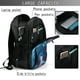 thumbnail image 4 of Easygdp Crystal Pattern White Horse Mochila para Laptop de Viaje con Puerto USB, Mochila para Laptop con Puerto de Carga USB para Mujeres y Hombres, 4 of 7