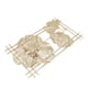 thumbnail image 5 of Decoración de la hoja de ginkgo, escultura de pared 3d de metal dorado multipósito minimalista para hotel, 5 of 7