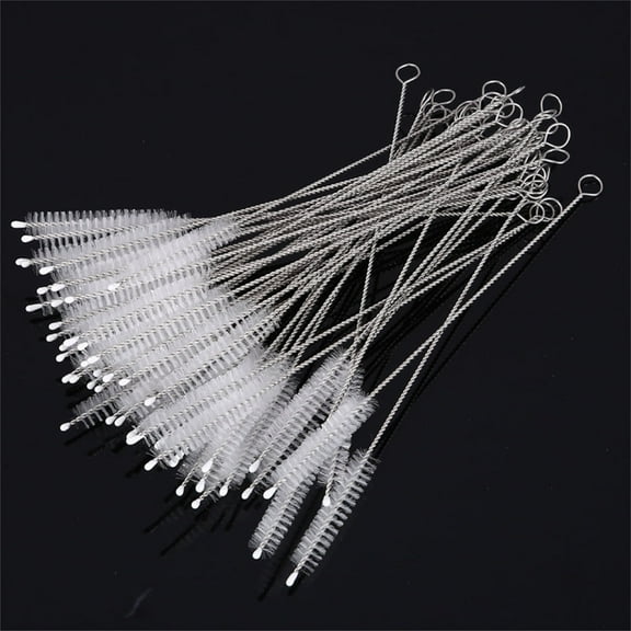 10Pcs Long Straw Cleaner Brush, Pipe Clean Bottle Brushes, 10'' Cleaning Brushes for Straws, by Yayun